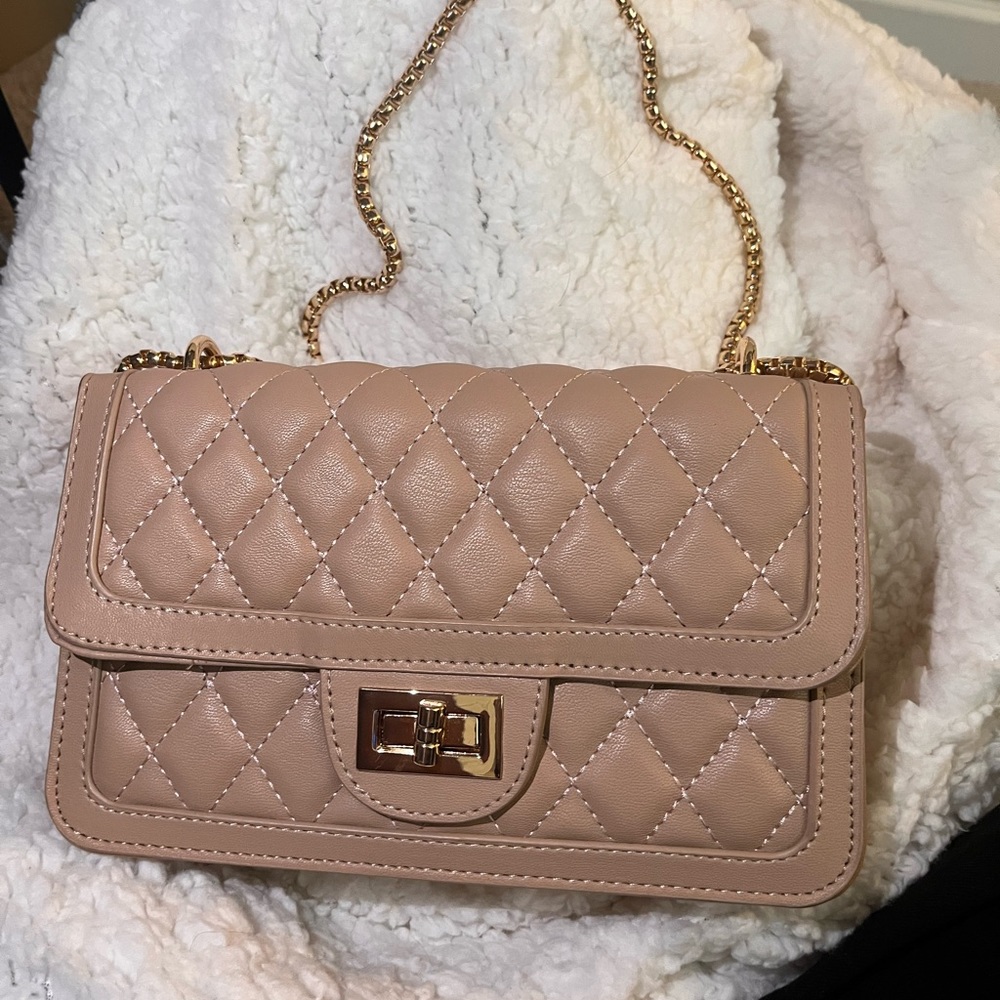 cream beige cross bag